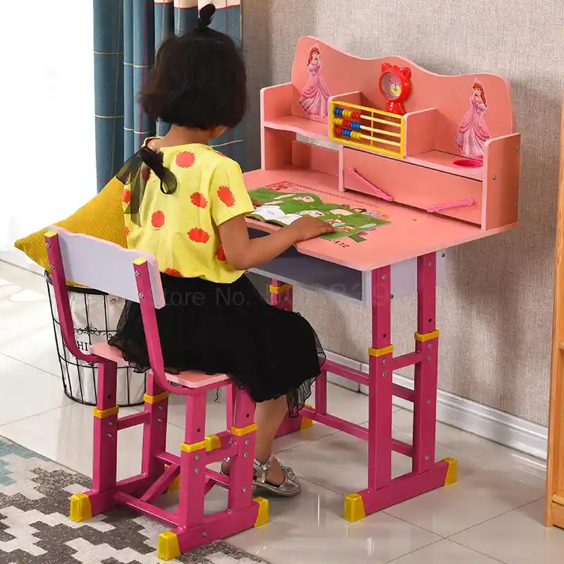 writing table with chair for school boy