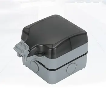 

IP66 Weatherproof Outdoor Power Socket 13A Single Standard Electrical Outlet M4YD