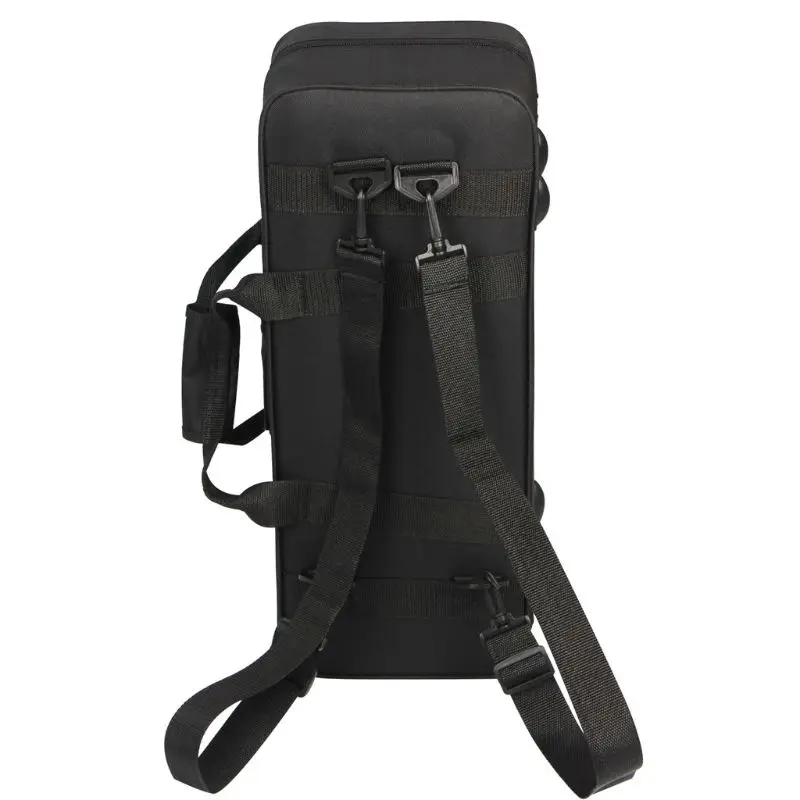 

600D Water-resistant Bag Backpack Oxford Cloth for Trumpet with Adjustable Dual Shoulder Strap Pocket Foam Cotton Padded