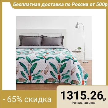 

Bedspread Save and Me "Tropical Leaves" euro maxi, 240х210 ± 5 cm, microfiber