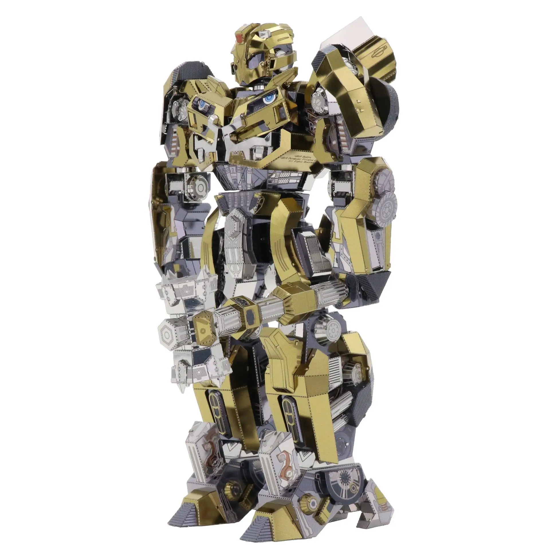 

Transformers Movie Version of Bumblebee Mu Art Mode Stereo New DIY Assembled Metal Model Mobile Version