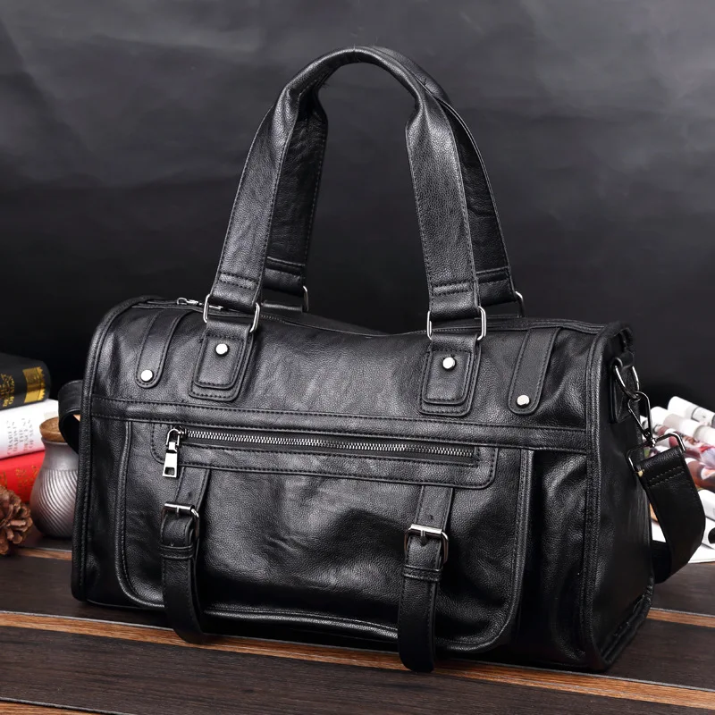 

Business casual men's portable travel bag horizontal large capacity short-distance travel single shoulder diagonal travel bag