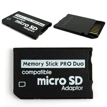 

Micro SD SDHC TF to Memory Stick MS Pro Duo Card Adapter Converter Card Case For PSP 1000 2000 3000