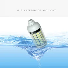 Глубокая капля Рыбалка Свет приманка со светодиодом лампа-приманка подводный водонепроницаемый для ночной рыбалки LKS99