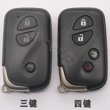 

DAKATU With Logo 3/3+1 4 Button Smart Remote Key Case Fob Keyless Entry Shell Blank For LEXUS IS250 ES350 GS350 LS460 GS key