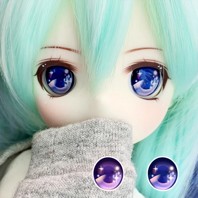 

BJD eyes 10mm-12mm-22mm doll cartoon eyes for 1/8 1/6 1/4 1/3 BJD SD DD doll accessories pressure eyes