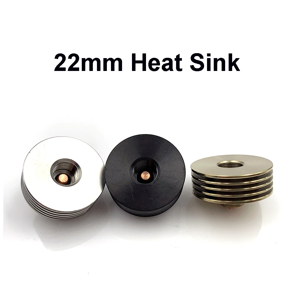 AtomizerBase 22mm 24mm 25mm DIY Connector Heat Dissipation Heat Sink Deck for 510 Tread Adapter RDA Mod