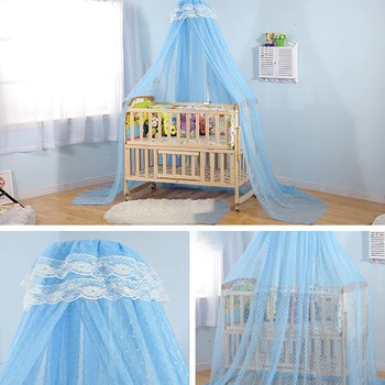 

Baby Mosquito Net Bedroom Curtain Nets Summer Mesh Dome princess Newborn Infants Portable Lace Bedding Mosquito Netting