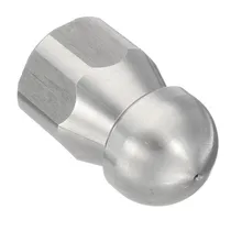 Нержавеющая сталь 1/2F Канализационное чистящее средство для слива трубопровод Jetter вращающийся пульверизатор 5 струйный Чистка канализации