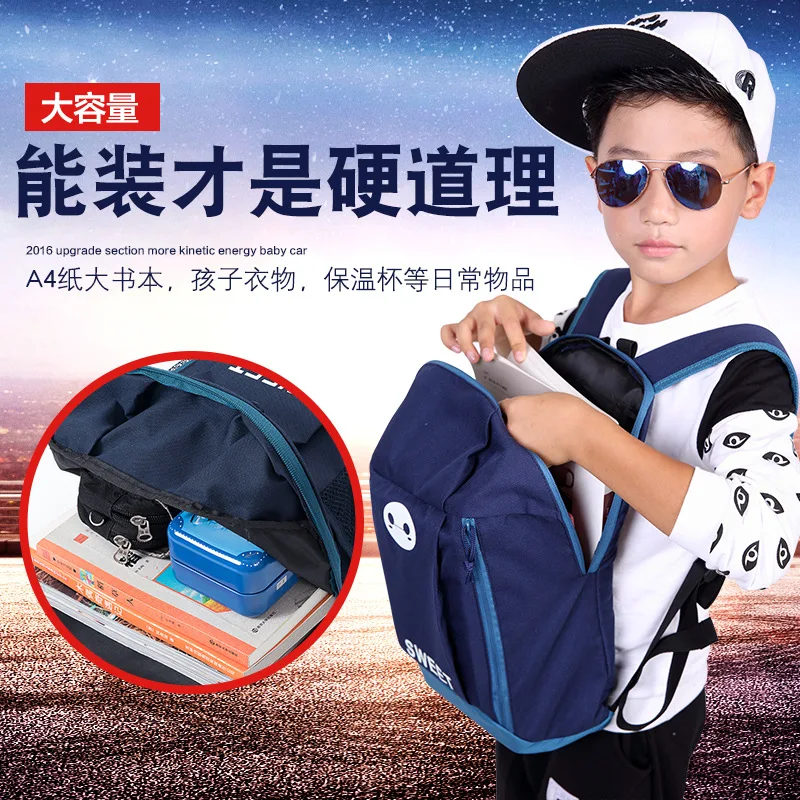 

Children Spring Outing Backpack School Bag Travel Lightweight Travel BOY'S GIRL'S Makeup Missed Lessons Outdoor Have Unisex