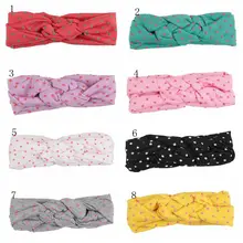 Детские аксессуары для волос в европейском и американском стиле для маленьких девочек, плетеная лента для волос, китайский узел, сделанный вручную, повязка на голову, хлопковая ткань El