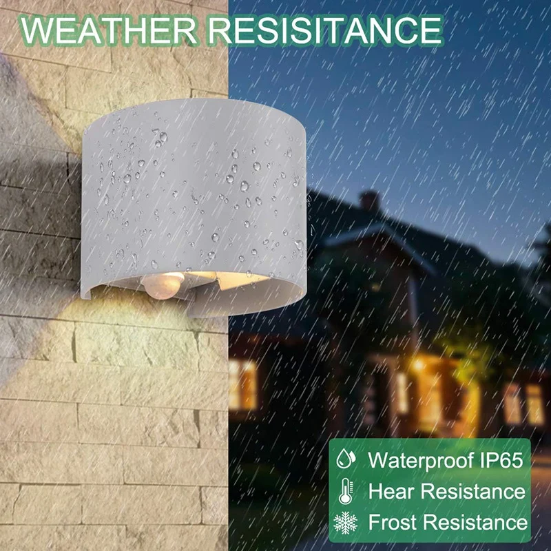 

LED Lamp Lighting Wall Modern Home Light Decoration Sconce Aluminum 12W For Bath Corridor Outdoor Indoor Garden Waterproof Lamp