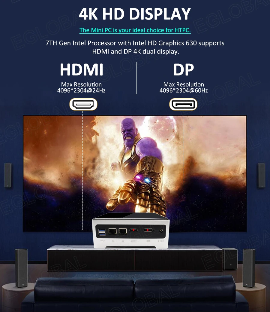 New Fan Mini PC with Intel Core i5 1035G4, Iris 940 Graphics, Dual LAN, 6 USB 3.0, DP, HD Dual Display, HTPC, AC WiFi. Description Image.This Product Can Be Found With The Tag Names Barebone Mini PC, Computer Office, Mini pc