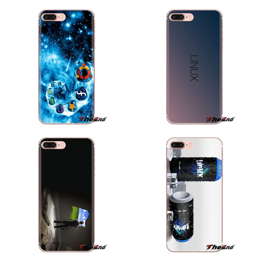 Linux For Sony Xperia Z Z1 Z2 Z3 Z5 compact M2 M4 M5 E3 T3 XA Aqua LG G4 G5 G3 G2 Mini Soft Transparent Cases Covers |