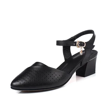 

Hot selling women's shoes fashion pointy shallow mouth sandals sandals shallow mouth women summer shoes leather high heel waterp