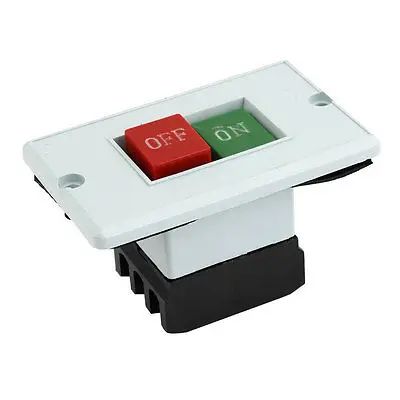 

Three Pole Sngle Throw AC380V 5A Self Lock Latching On/Off Pushbutton Switch