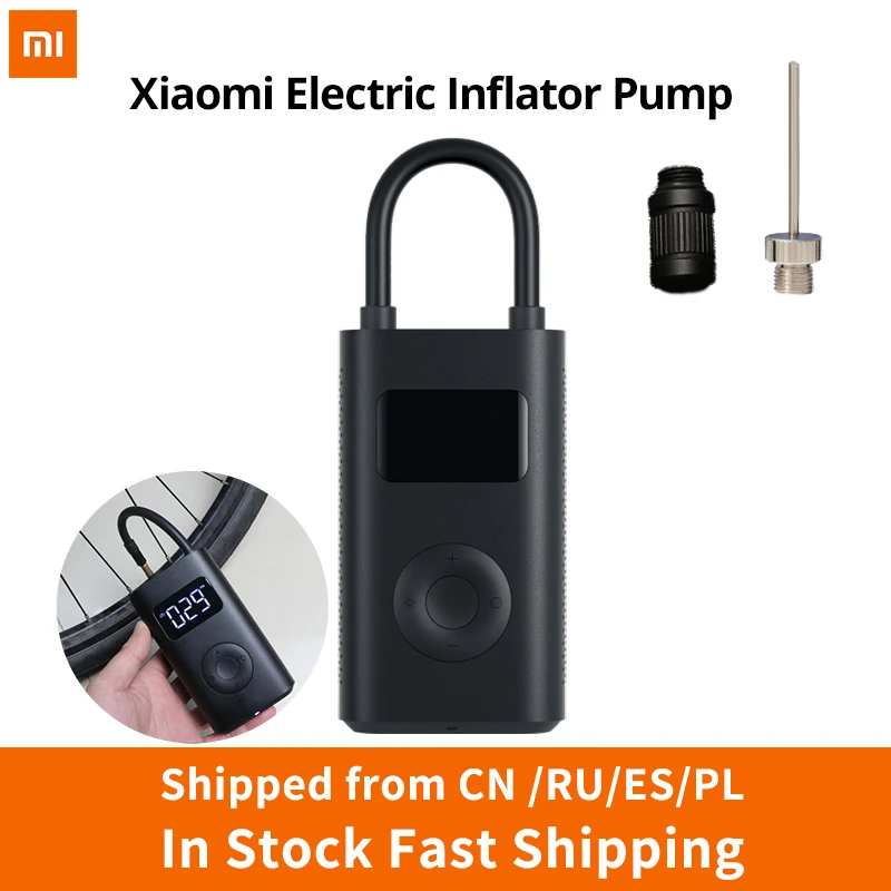 Электрический насос Xiaomi M365, умное устройство с датчиком давления, для накачки мячей, шин мопеда/велосипеда/мотоцикла/машины|Смарт-гаджеты|   | АлиЭкспресс