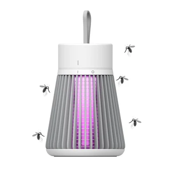 

USB Charging Electric Shock Type Mosquito Killer Lamp LED Insect Repellent Light Trap Lamp Fly Bug Pest Killer Light