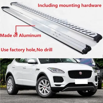 

New Aluminum for Jaguar E-Pace E pace 2016 2017 2018 2019 2020 running board side step Nerf bar pedal 6