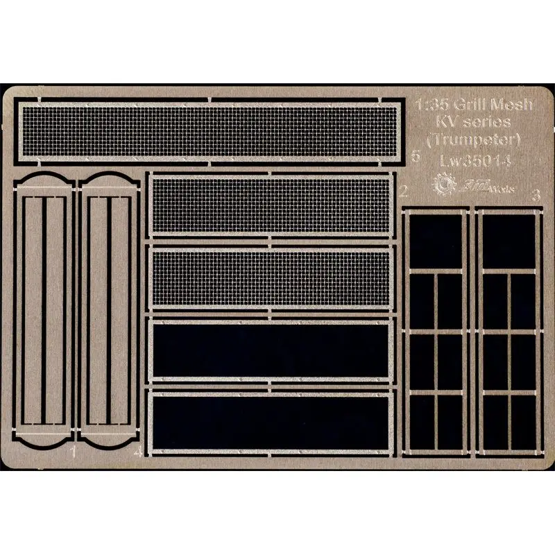 

Решетка-гриль AM-WORKS LW35014 1/35 для серии Trumpeter KV-набор деталей для обновления
