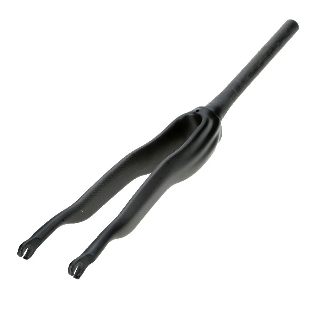 

1-1/8"+1-1/2" Full Carbon Fiber Matte Bicycle Front Tapered Fork for 700C Wheel Bikes
