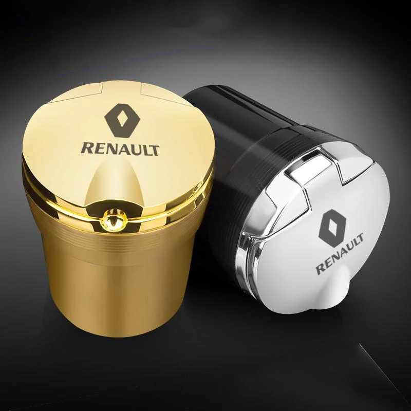 Пепельница со светодиодный ными подсветками для Renault Megane 2 Duster Logan Captur Clio Laguna 3 Fluence
