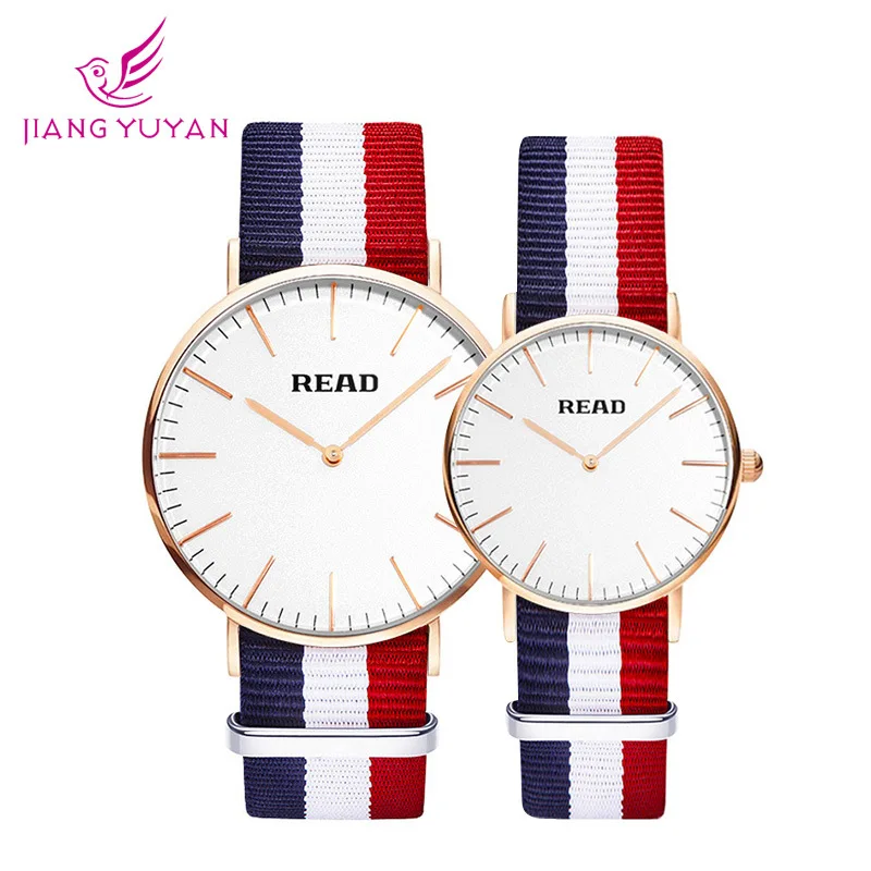 

RLT Brand Hot Sales Fashion Simple COUPLE'S Watch Ultra-Thin Dial Leather Belt Watch Strap Waterproof Quartz Watch