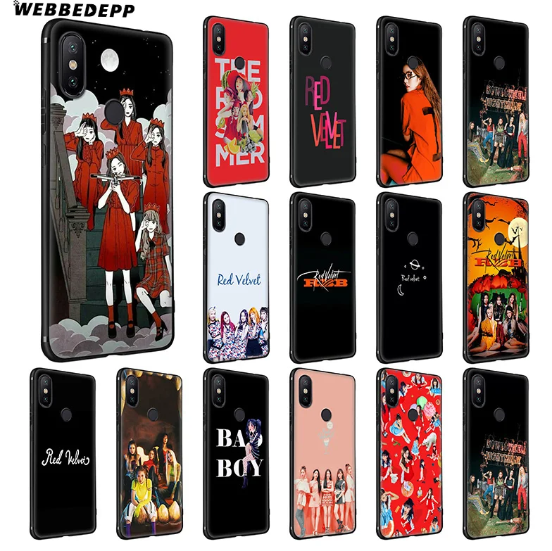 

Red Velvet Pop Soft Case for Xiaomi Mi A1 A2 A3 9T Pro Mi CC9 CC9E & Redmi 7A K20 Note 8 Pro Mi 9T