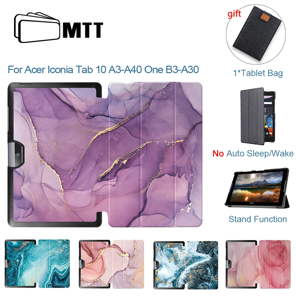 MTT мраморный чехол для планшета Acer Iconia Tab 10 A3 A40 One B3 A30 1 &quot тонкий из искусственной