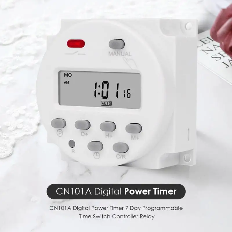 CN101A цифровой таймер питания 7 дней программируемый реле времени
