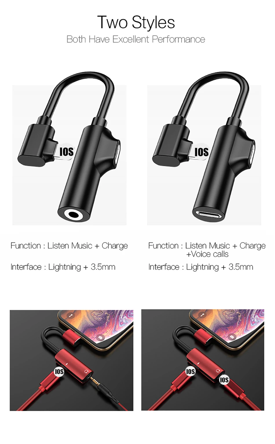 2 в 1 Освещение usb type-C аудио зарядный адаптер для iPhone 11 X XR XS 7 8 Plus для 3,5 мм разъем для наушников AUX кабель Разъем