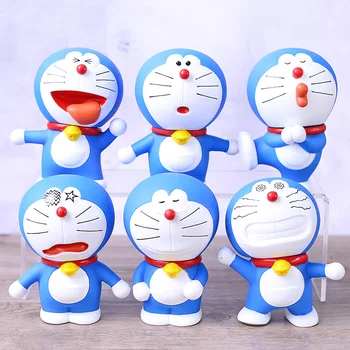 

6pcs/set Doraemon Action Figure Kids Toys Collection Brinquedos Gift