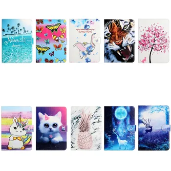 

HYYGEDeal Tablet cases Flowers Pattern Flip Magnetic Leather Card Slot Shockproof for Samsung Galaxy Tab A 10.1 2019 T510 T515