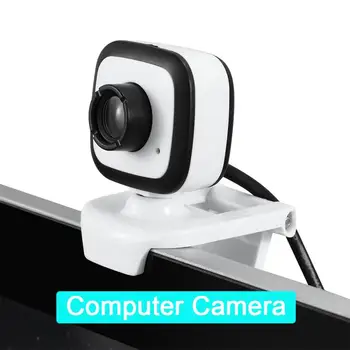 

2.0 HD Webcam PC Rotatable Digital USB Camera Video Recording Calling Conference With Microphone Computer Accessories