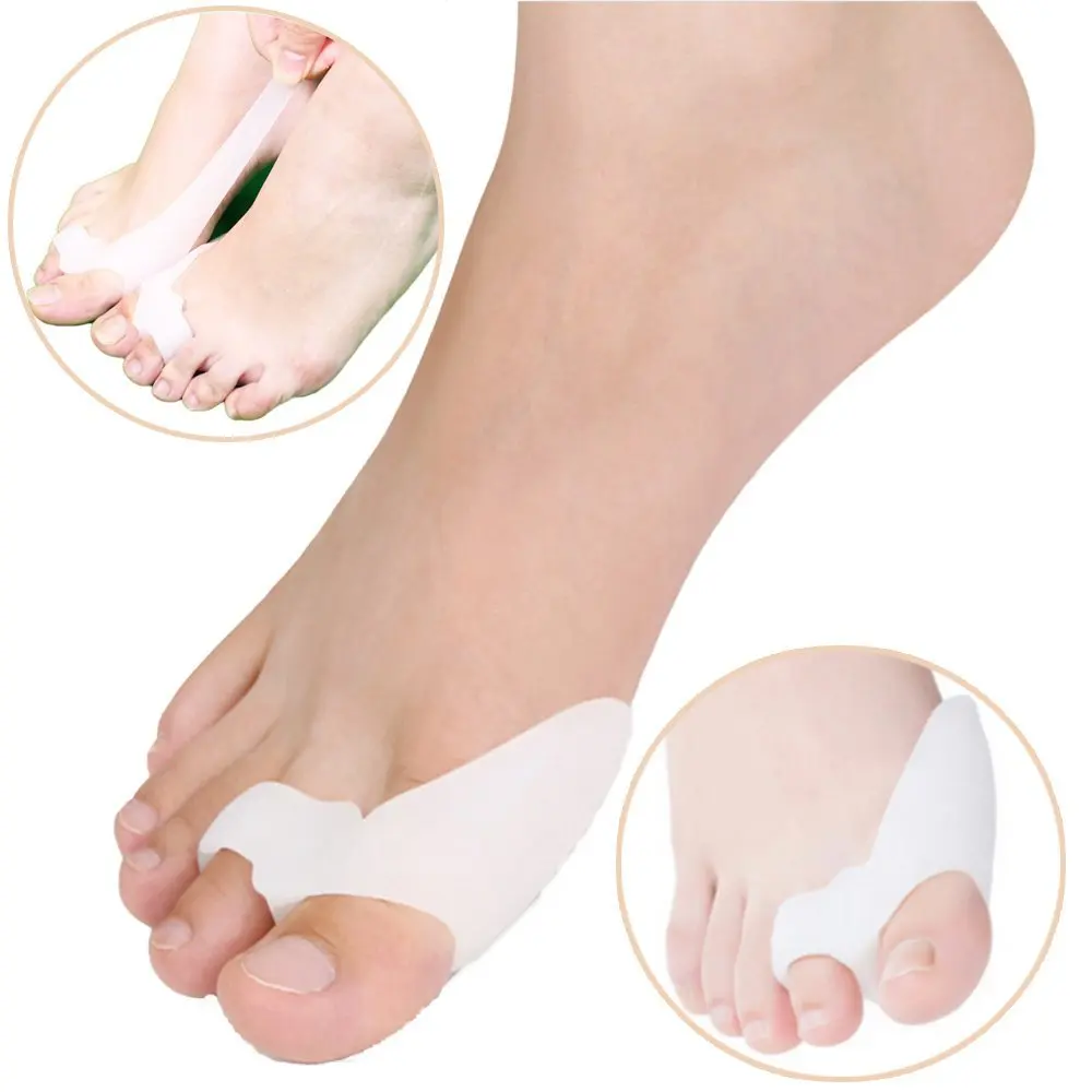 

Silicone Toe Sleeve Hallux Valgus Toe Separator Hallux Valgus Corrector Toe Protection Anti-Wear Night Orthopedic