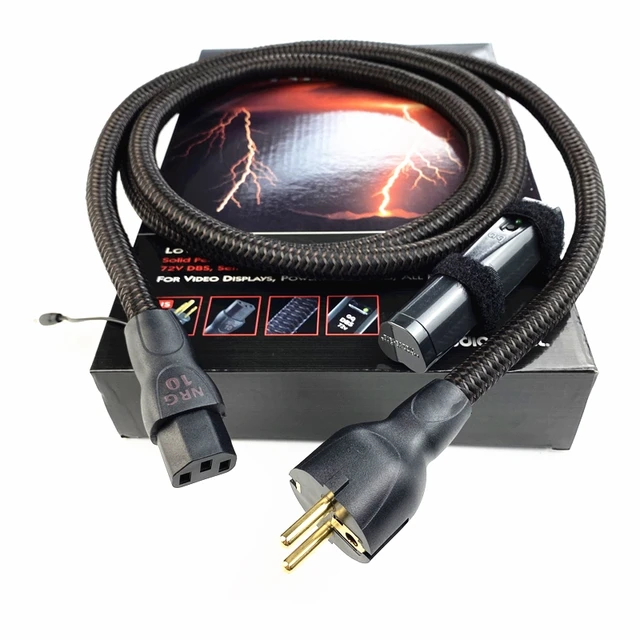 $105.02 Audiophile NRG-10 Audio Power Cable Upgrade 72V DBS with Original Box US & EU AC Plug