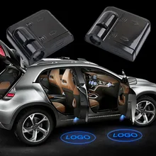 2 светодиодный свет двери автомобиля Добро пожаловать беспроводной лазерный проектор логотип Ghost Shadow лампа освещения салона автомобиля лампа для Ford BMW Toyota hyundai Audi