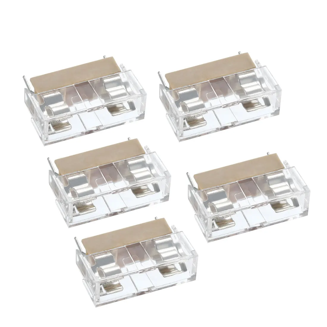 

uxcell 10Pcs 250V 6.3A Dual Terminals 5x20mm Fuse PCB Panel Mount Holder Case