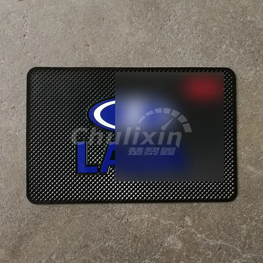 

1pc Ceyes Anti slip Mat Car Interior Car Styling Case For lada Mobile phone mat r silicone cushion special logo car MATS