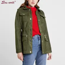 Практичная Длинная зеленая кожаная замшевая куртка женские пальто chaqueta блейзер из искусственной кожи Jack jaqueta couro cuir chaqueta mujer новинка