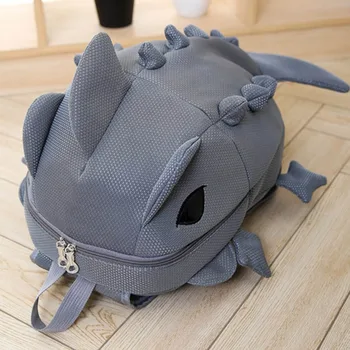 

1 PC Nylon Dinosaur Backpack Cartoon Monster Dinosaur Double Shoulder Bag Children Girls Body Primary School Bag Dropship New