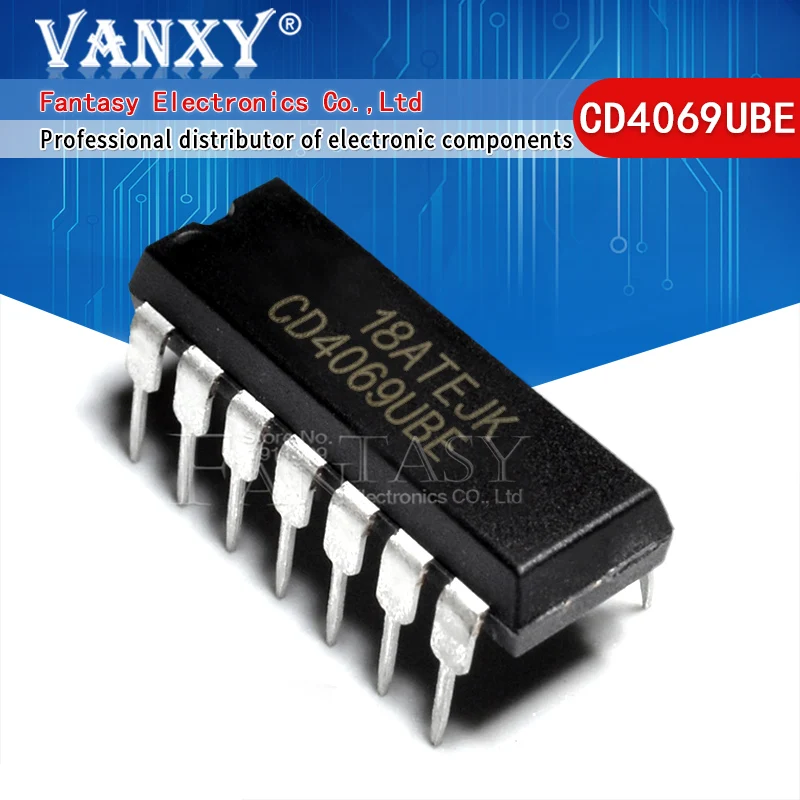 10PCS CD4069UBE DIP14 CD4069U DIP CD4069 DIP-14 CD4069BE new and original IC