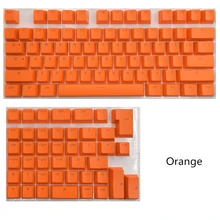 Pbt keycaps para mini teclado mecânico terno para 61/64/68/71/82/84 layout teclado com letras rgb transparentes 8 cor