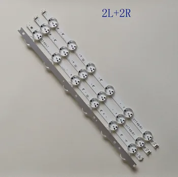 

4PCS/set LED Backlight Bar For LG 49" V17 ART3 TV 49LV340C JB3B1591A02499 49UV340C 49UJ6565 6916L-2862A 6916L-2863A LC490DGG