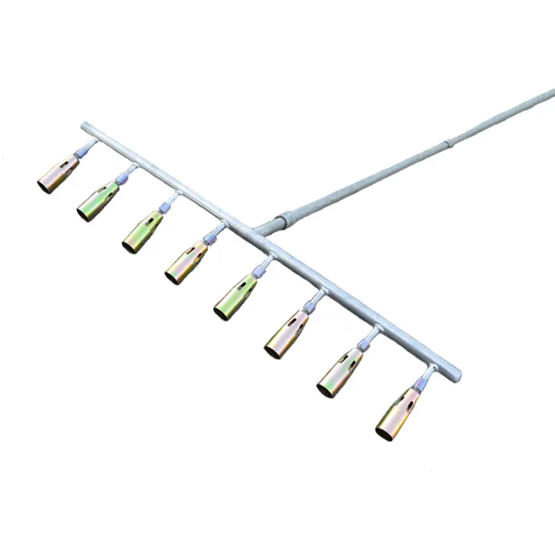 

Farm flame gun sterilizer liquefied gas high temperature sprinkler multi-head 4-hole gun equipment