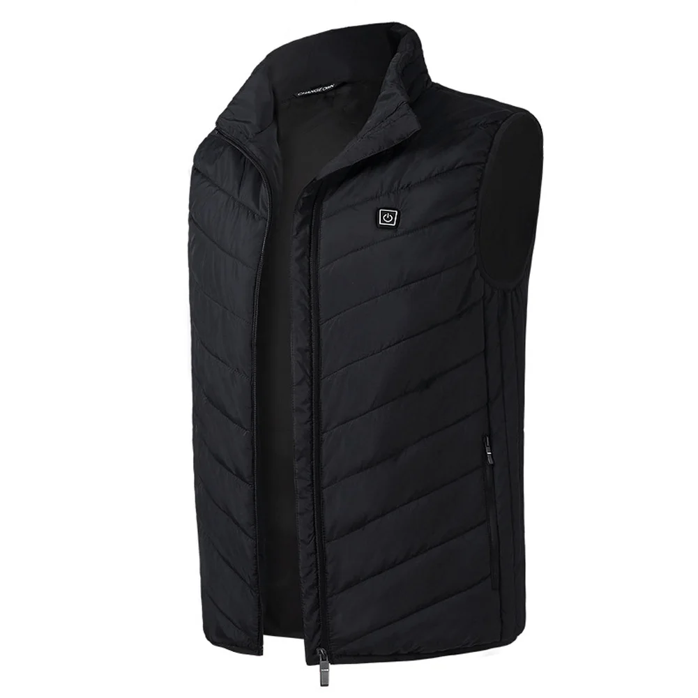 

Men Women Outdoor USB Infrared Heating Vest Jacket Winter Flexible Electric Thermal Clothing Waistcoat Fishing Vest Hiking Coat