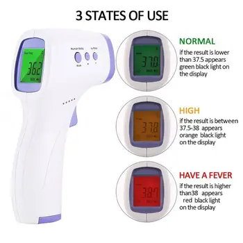 

Non-Contact Thermometer Baby Adults Fever Ear termometro infrarojo Infrared digital терmometer Forehead Body Thermomet