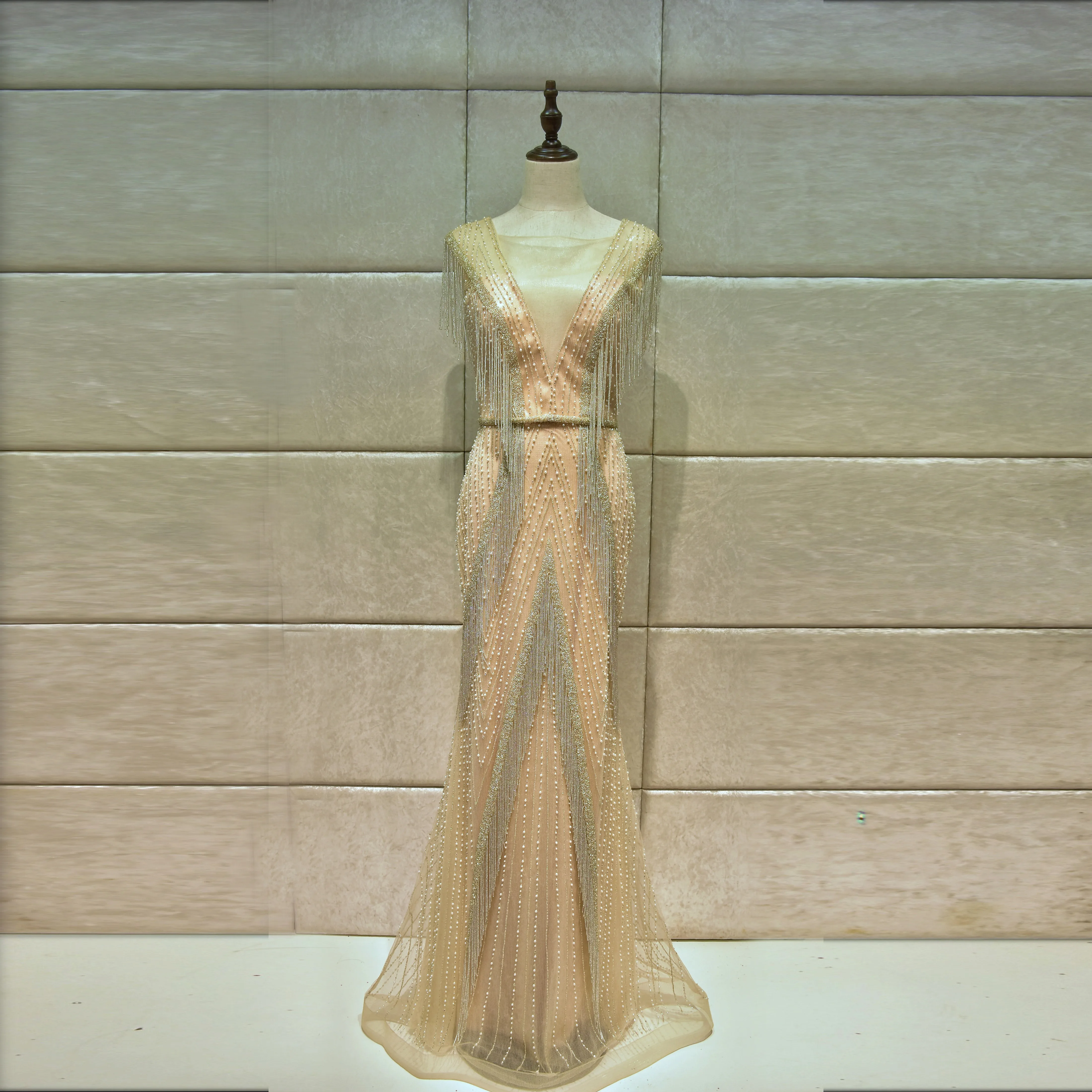 Дубай роскошное вечернее платье Русалка 2019new vestido de noiva abendkleider robe de soiree длинное платье