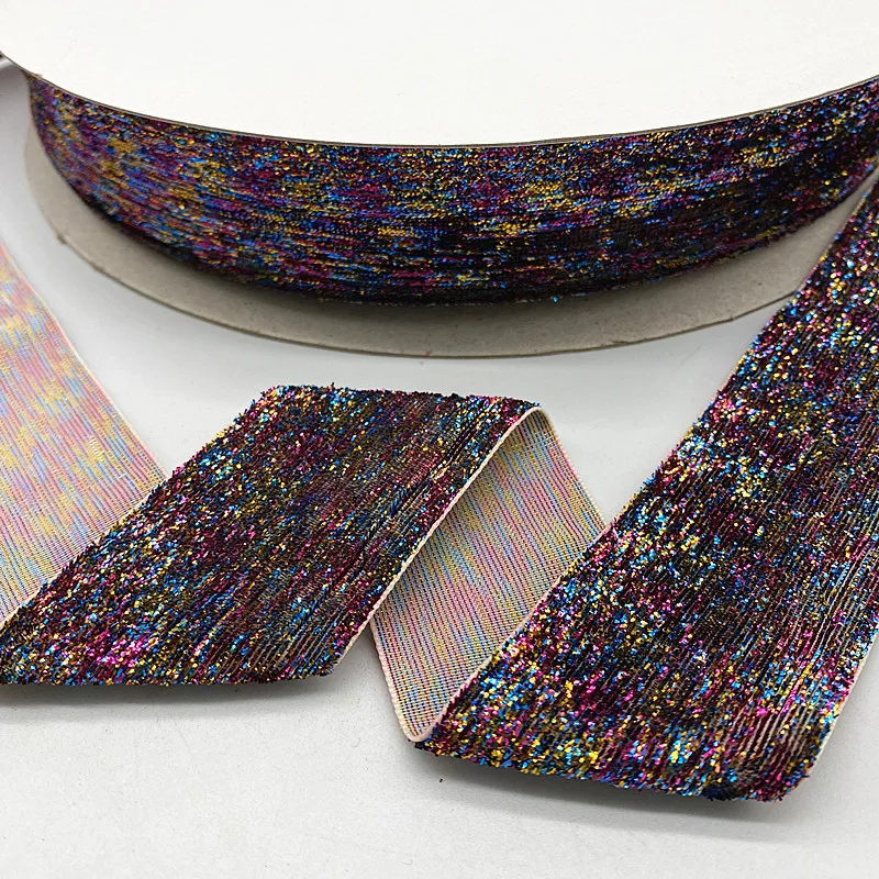 6-38mm Glitter Velvet Ribbon No Elastic Single Face Ribbon Decoration Headband Clips Bow Ribbon Supplies