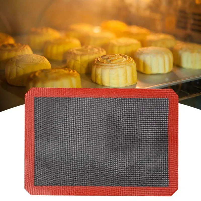 Силиконовый коврик для выпечки с антипригарным покрытием, инструмент для выпечки печенья/хлеба/макаруна/печенья, аксессуары для кухонной выпечки